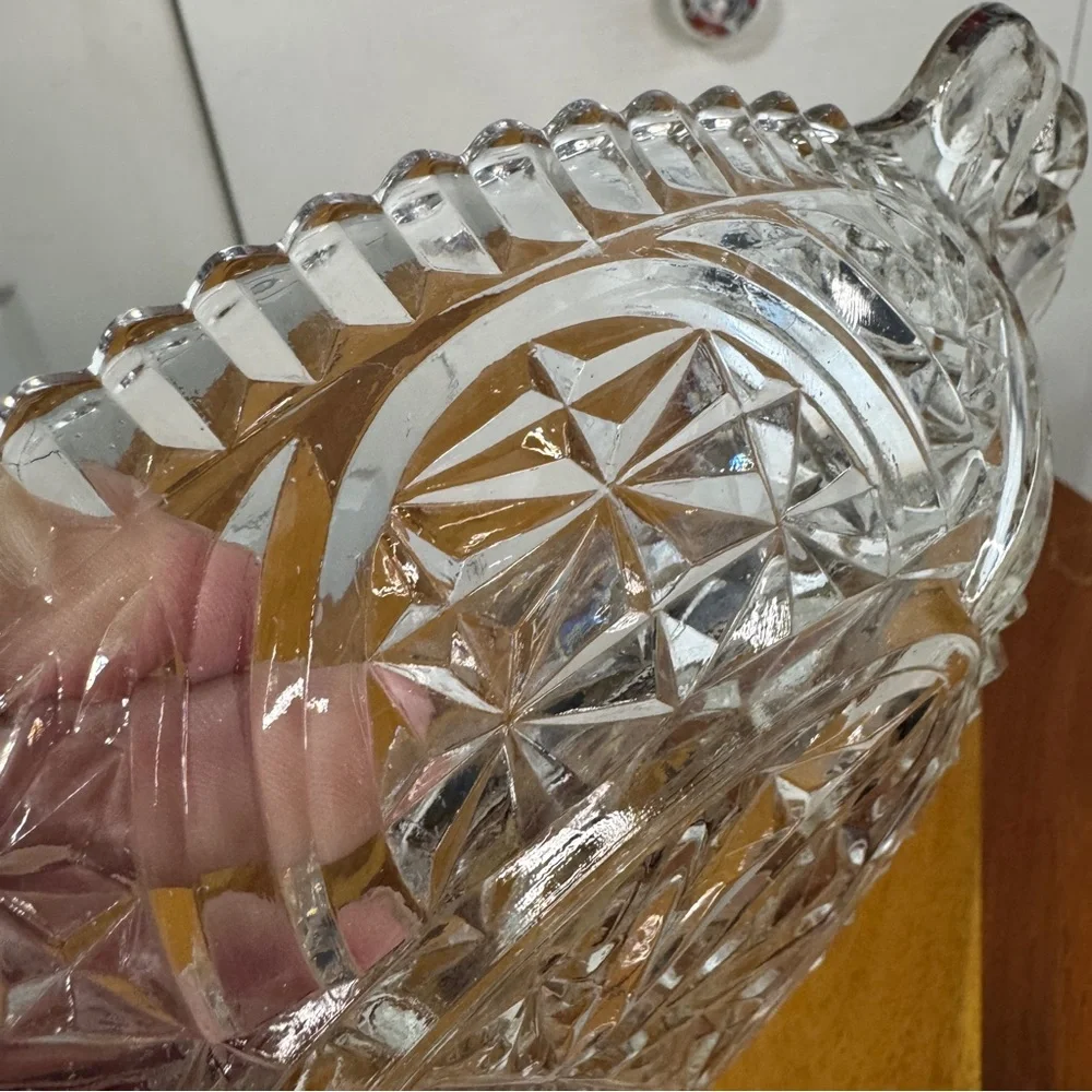Anchor Hocking stars and‎ bars divided relish dish